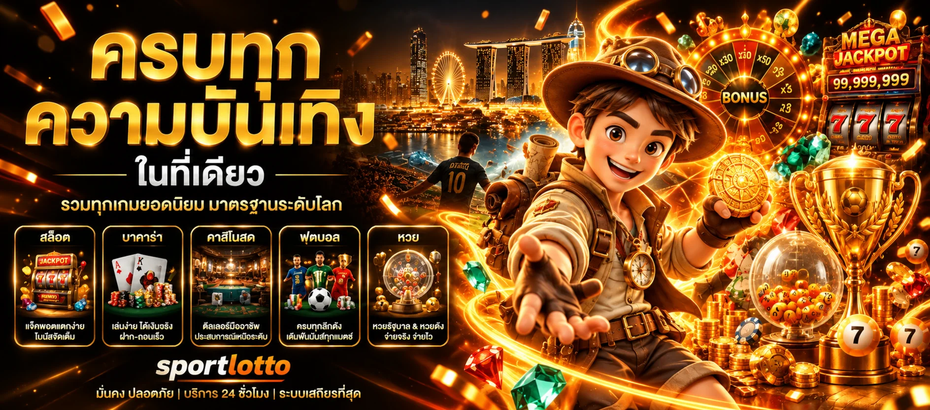 ทดลองเล่น sportlotto รวมเกมยอดนิยมหลายค่าย